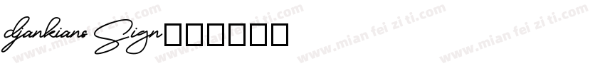 djankians Sign字体转换